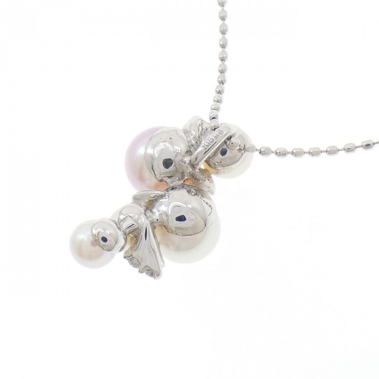 K18WG アコヤパール ネックレス