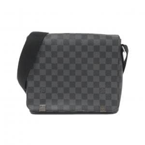 LOUIS VUITTON Damier Graphite District PM N41028 單肩包