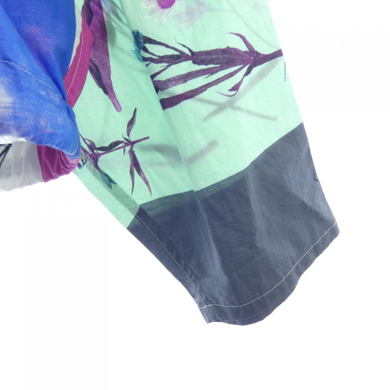 ルイヴィトン LOUIS VUITTON フラワーポプリンパッチワークフーディ HIS79WTXB パーカー