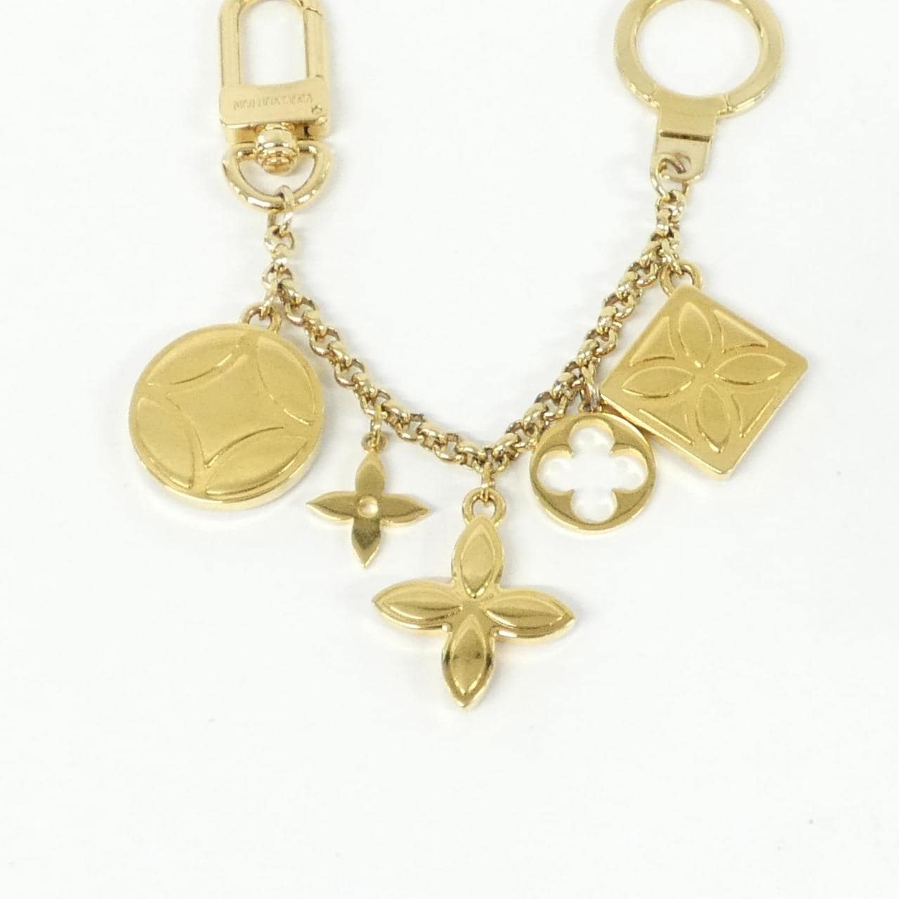 ルイヴィトン ポルト クレ シェンヌ アイスフラワー M66783 キーホルダー