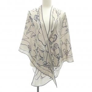 エルメス HERMES MILLE ET UN LAPINS H364007S トライアングルジェアン ショール