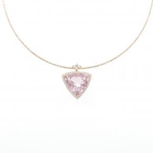 K18PG モルガナイト ネックレス 13.63CT