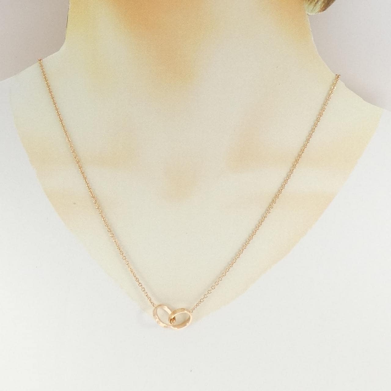 カルティエ ベビーラブ ネックレス