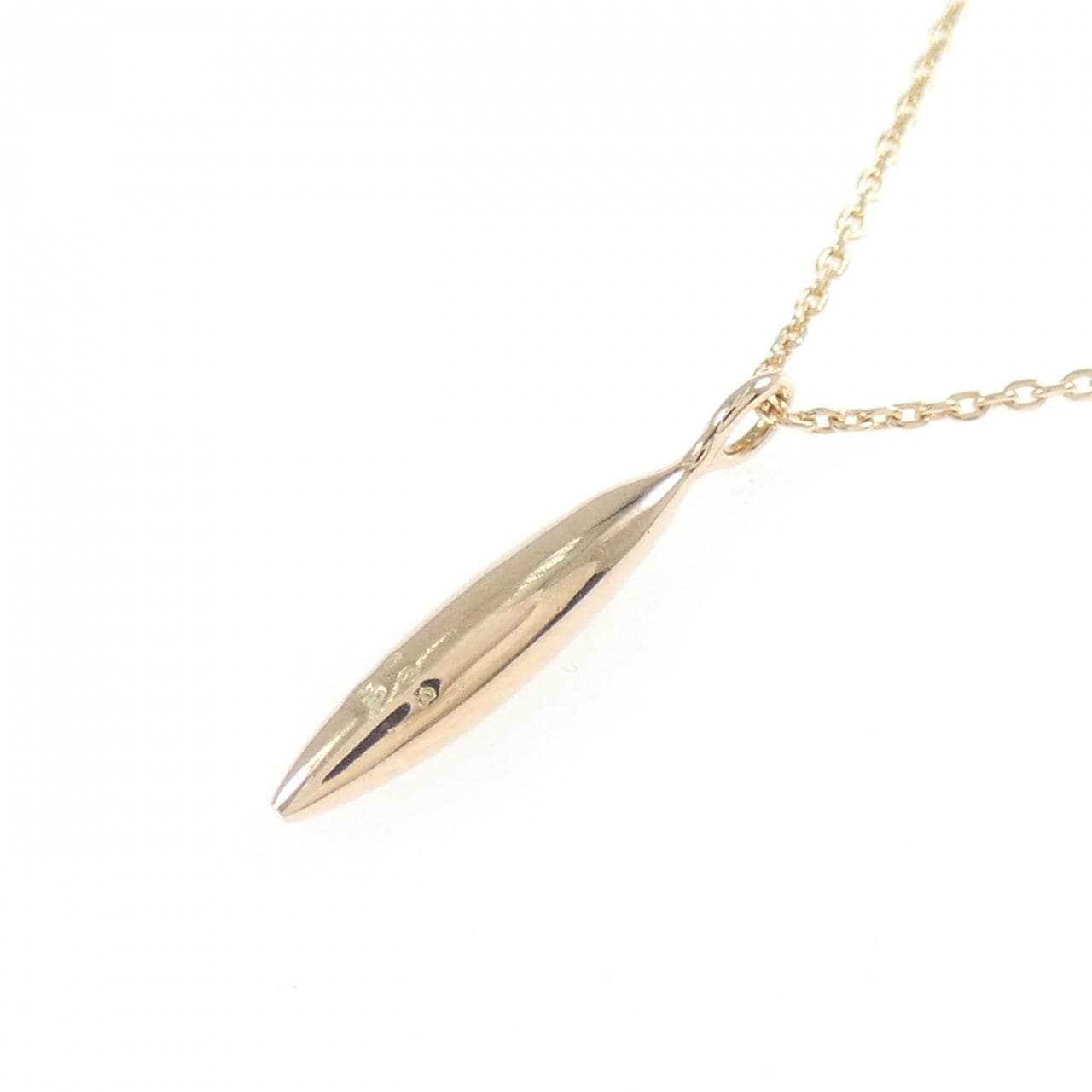K18PG ダイヤモンド ネックレス 0.03CT