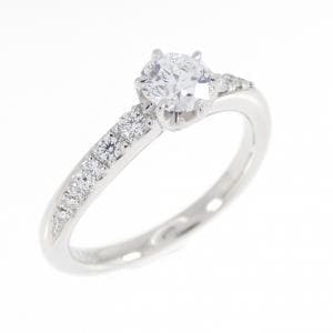 PT950 ダイヤモンド リング 0.308CT D VVS1 EXT H&C