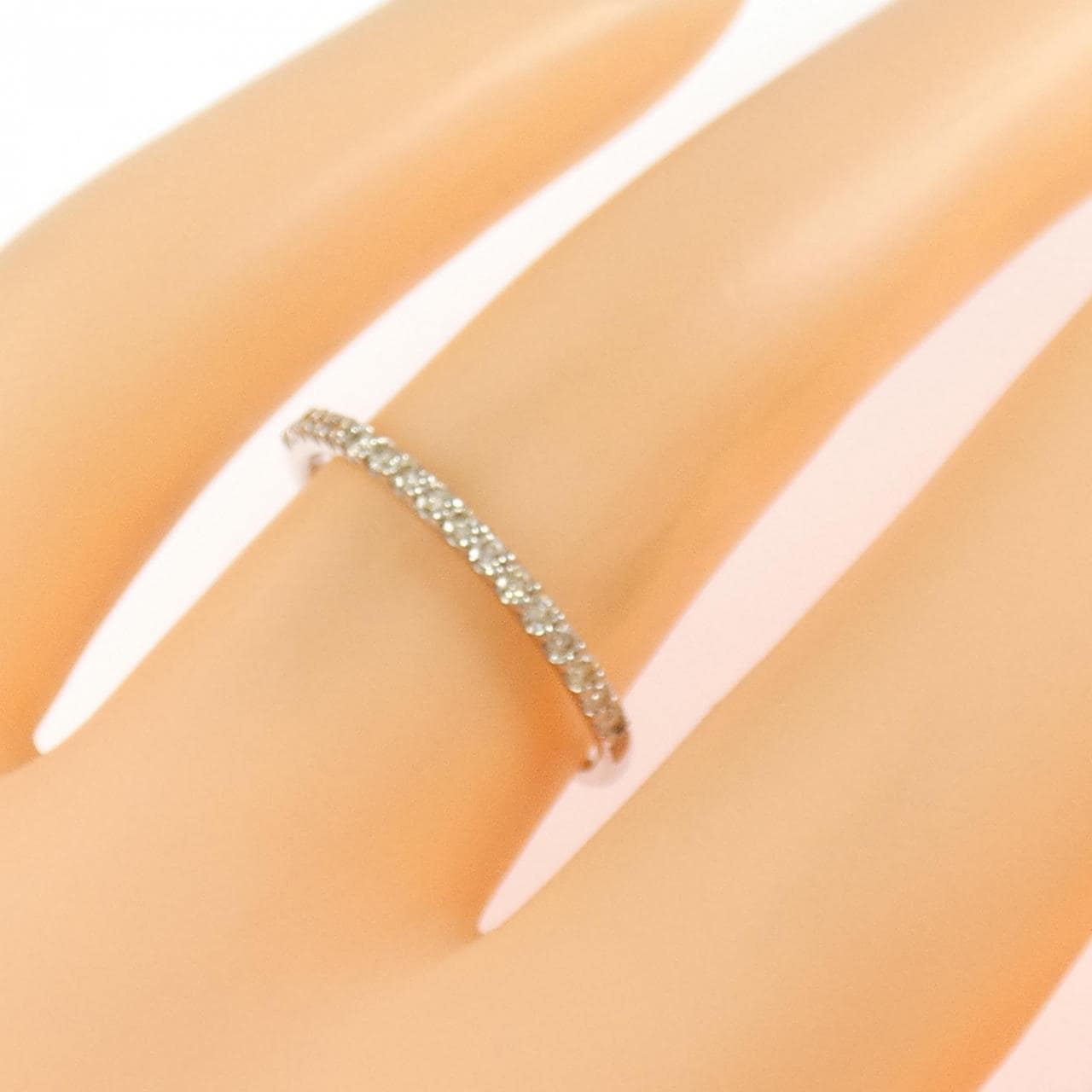 K10WG ダイヤモンド リング 0.15CT
