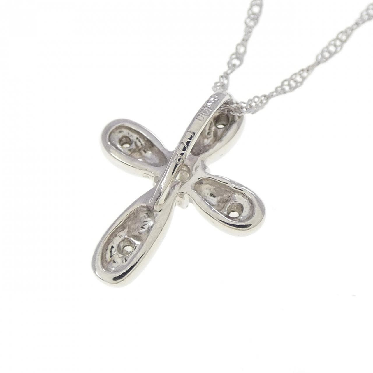 PT900/PT850 ダイヤモンド ネックレス 0.08CT