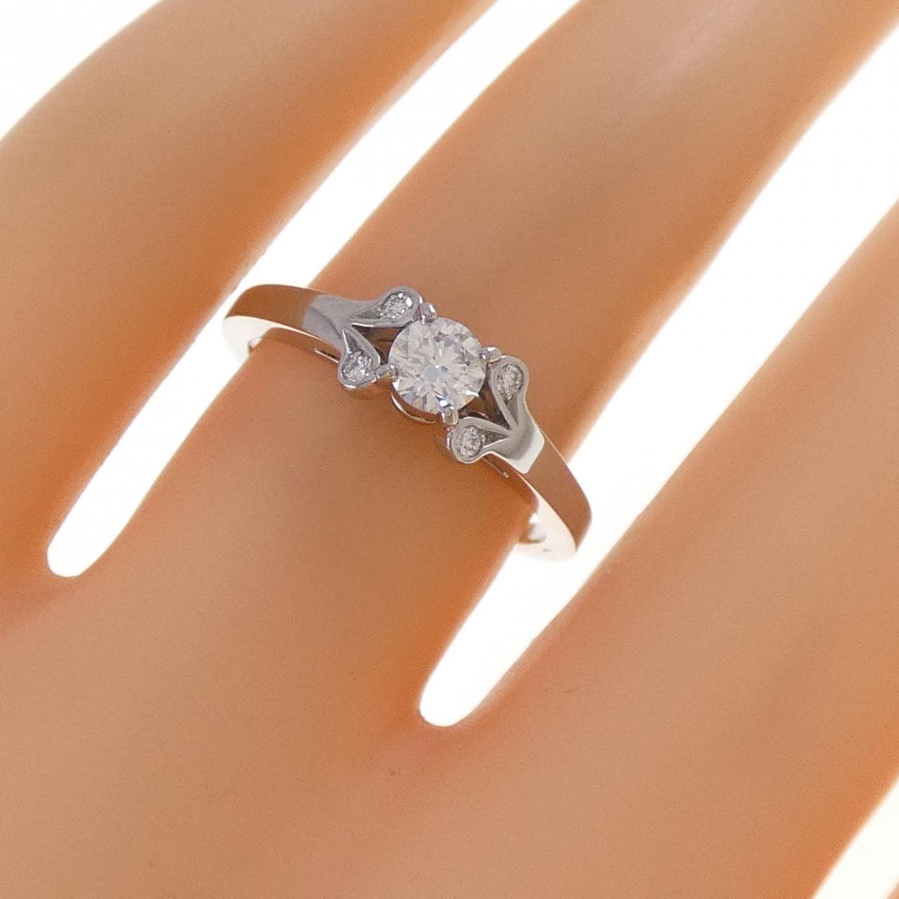 カルティエ バレリーナ リング 0.25CT D VS1 EXT