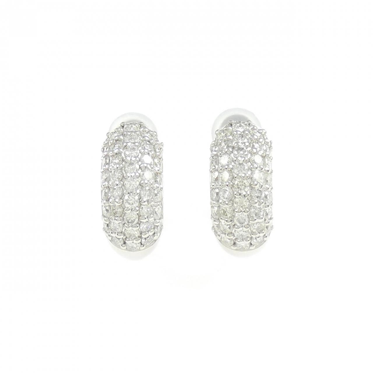 PT900 ダイヤモンド イヤリング 1.00CT