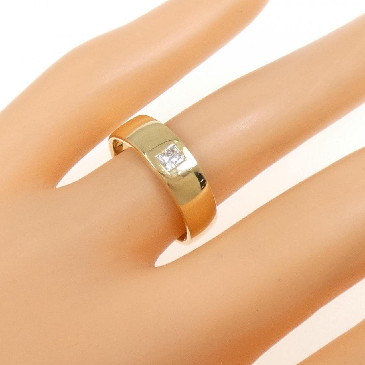 K18YG ダイヤモンド リング 0.15CT