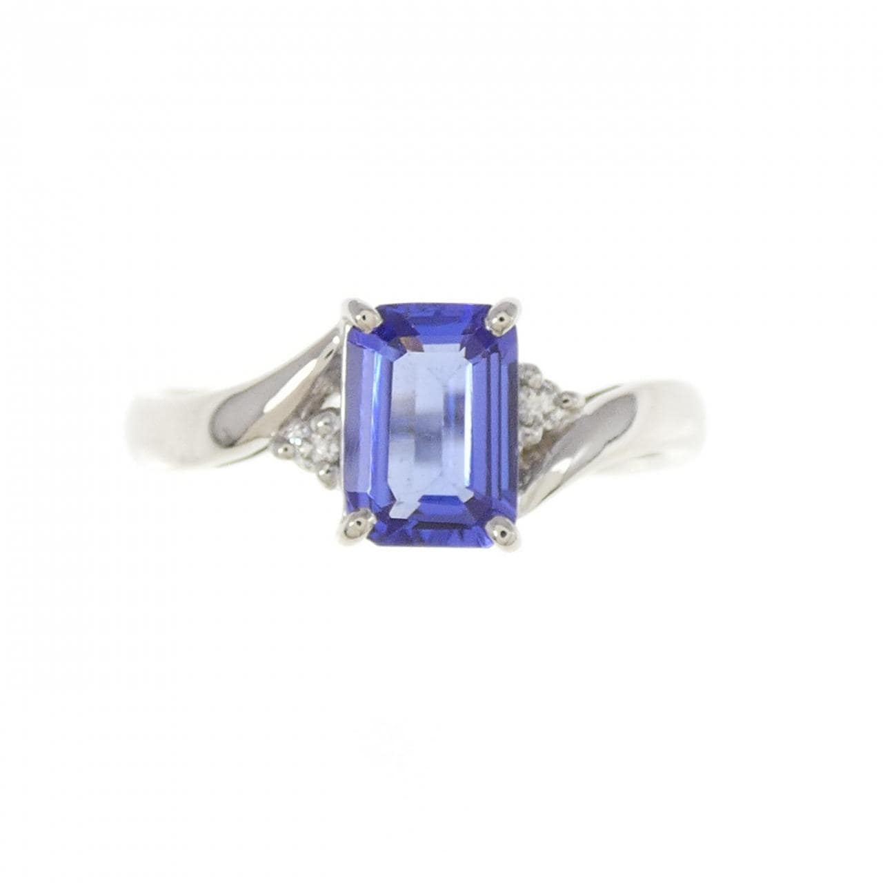 [再加工款] PT坦桑石戒指 0.88CT
