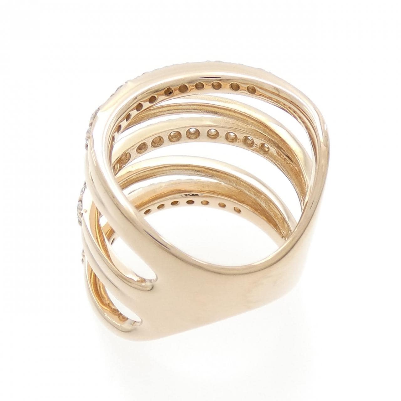 K18PG ダイヤモンド リング 1.00CT