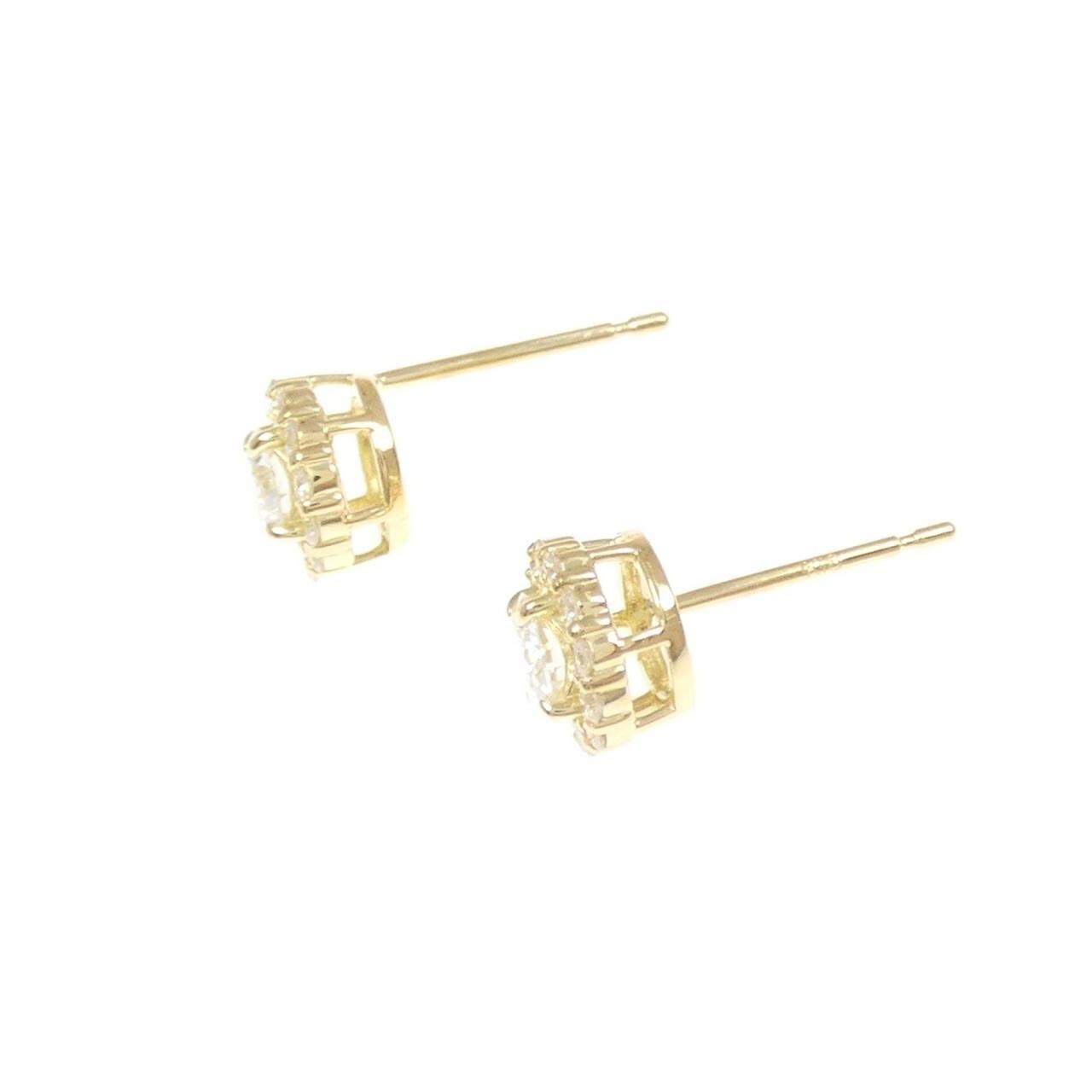 【リメイク】K18YG ダイヤモンド ピアス 0.60CT