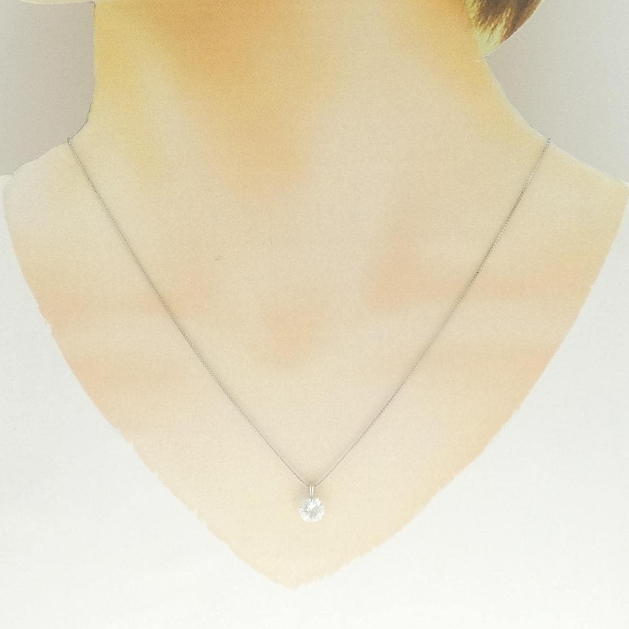 PT900/PT850 ダイヤモンド ネックレス 1.050CT