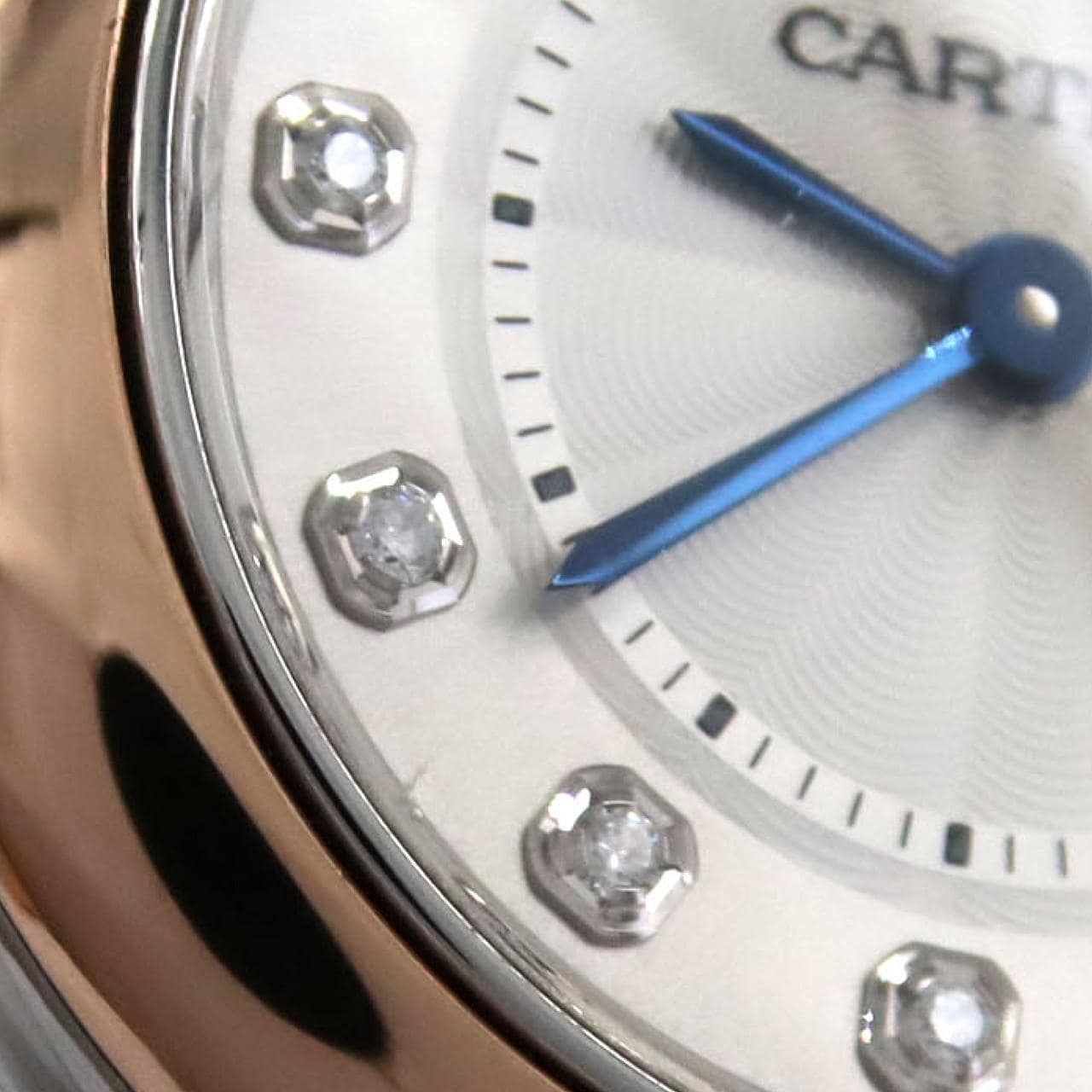 Cartier Ballon 藍色 SM PG Combi・11P W3BB0 005 SSxPG石英