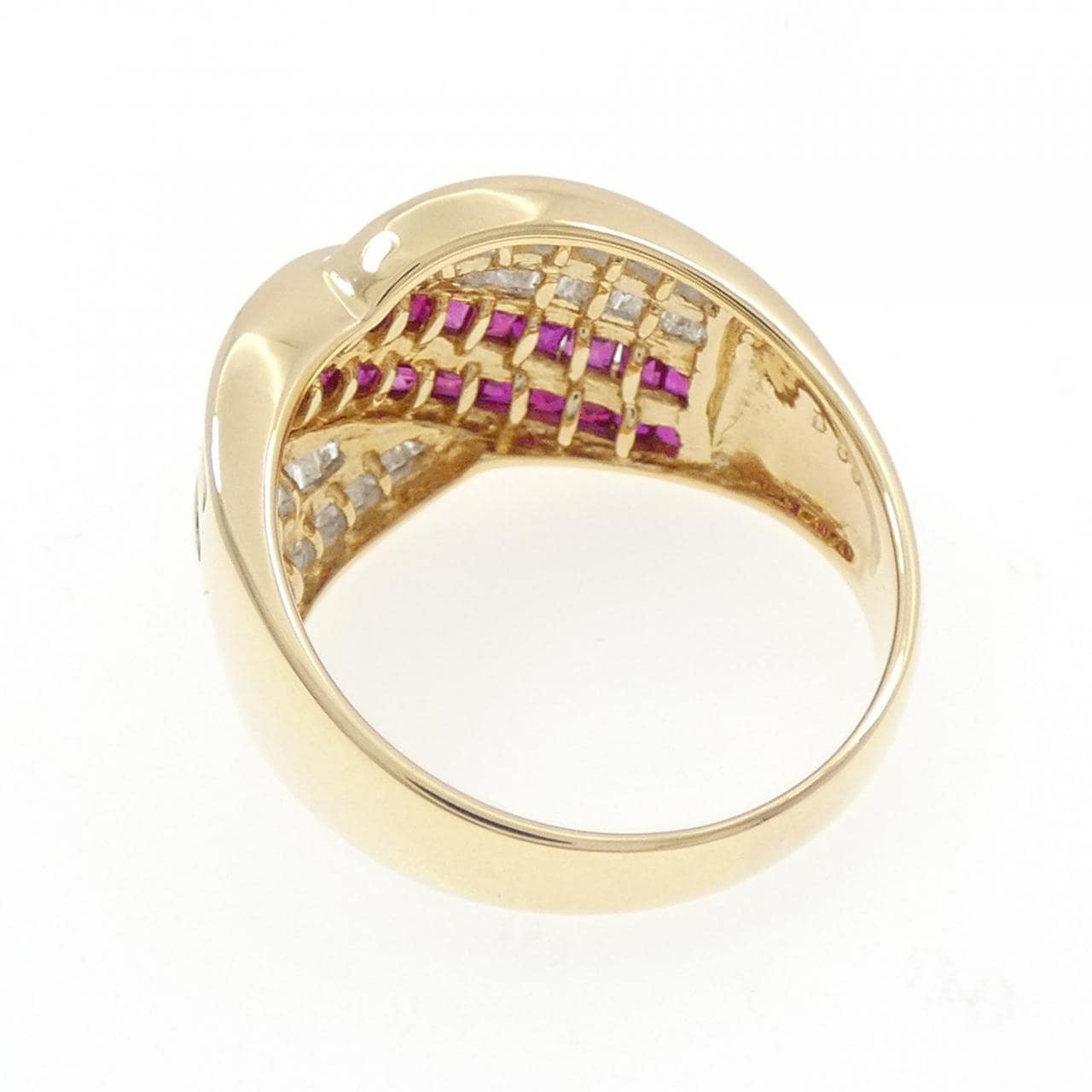 K18YG ルビー リング 1.50CT