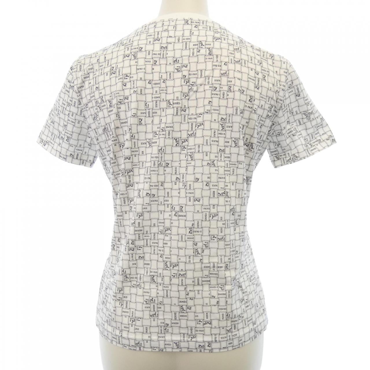 エルメス HERMES BOLDUC AU CARRE ボルデュックチェック 5E4645DK Tシャツ