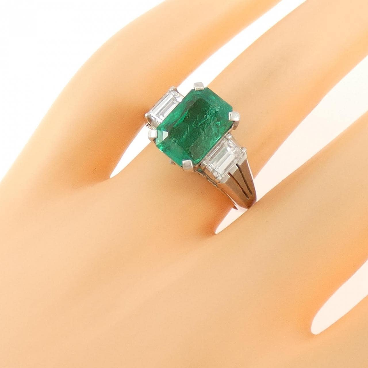 PT900 エメラルド リング 3.14CT コロンビア産