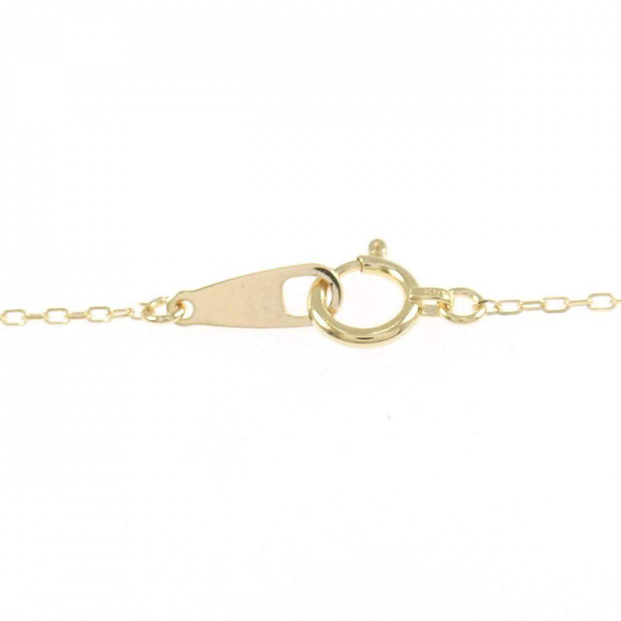 K18YG ダイヤモンド ネックレス 0.12CT
