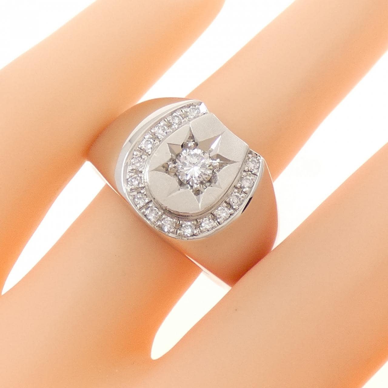 PT900 ダイヤモンド リング 0.35CT