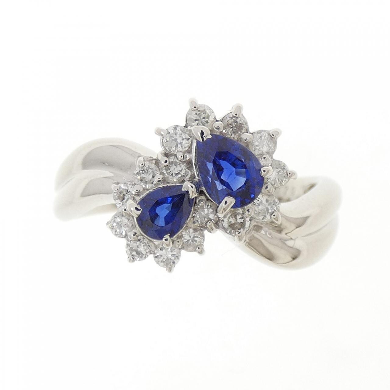 PT900 サファイヤ リング 0.79CT