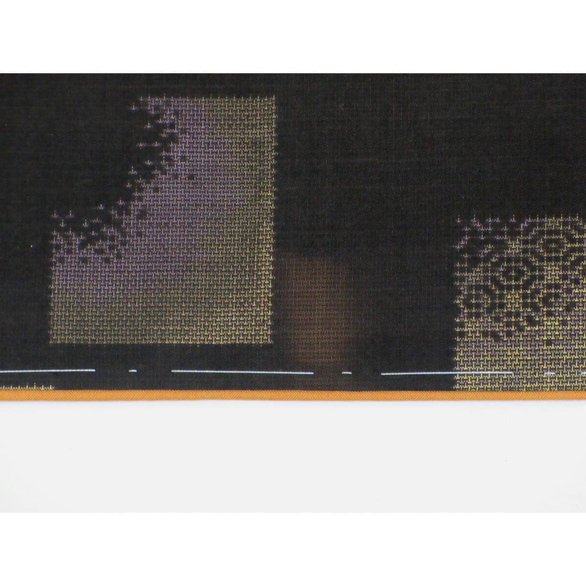 紬　九マルキ　証紙付【本場奄美大島紬】