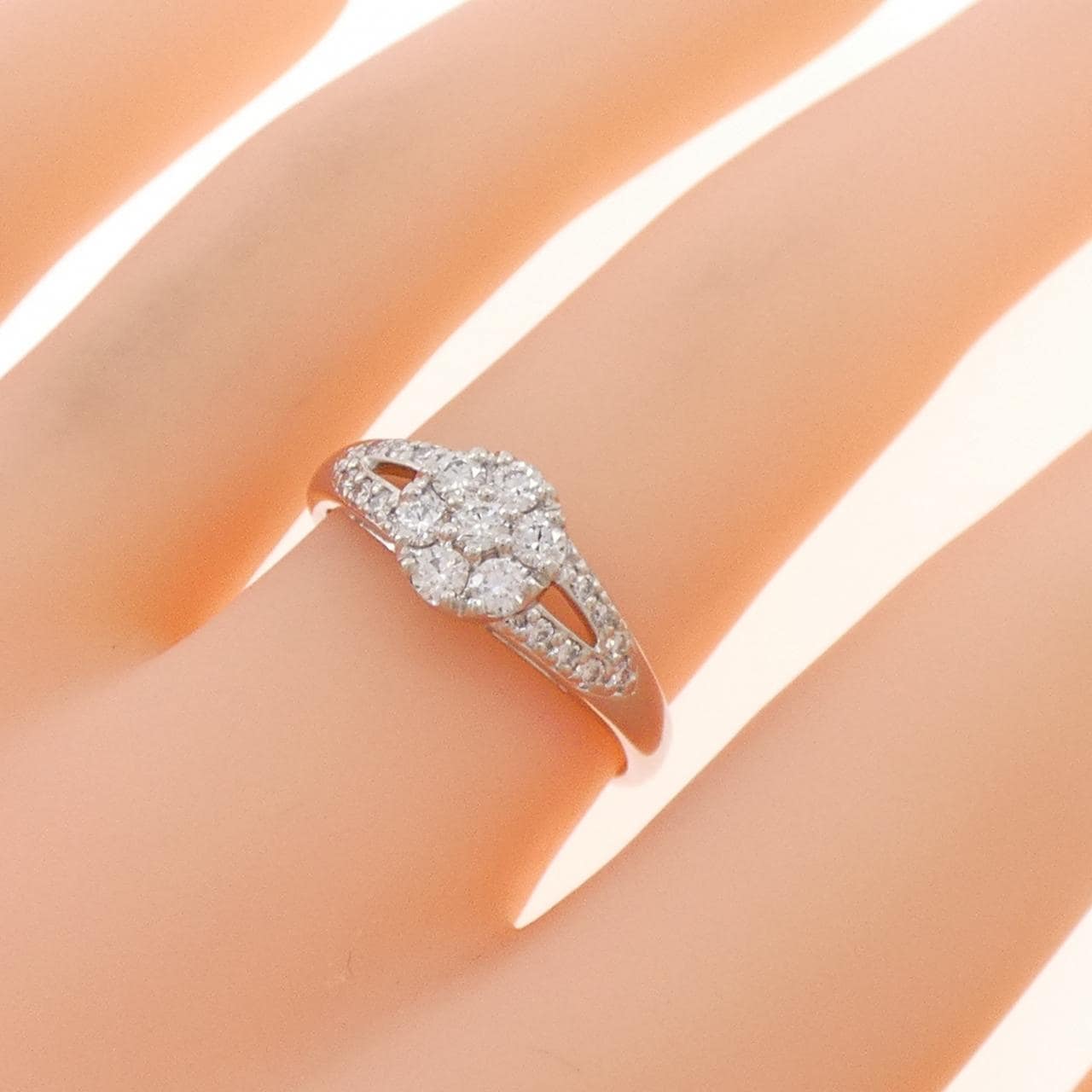 ギンザ タナカ ダイヤモンド リング 0.38CT
