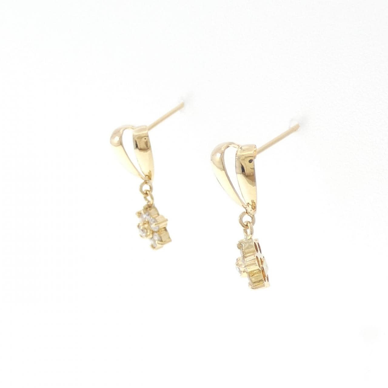 K18YG ダイヤモンド ピアス 0.26CT