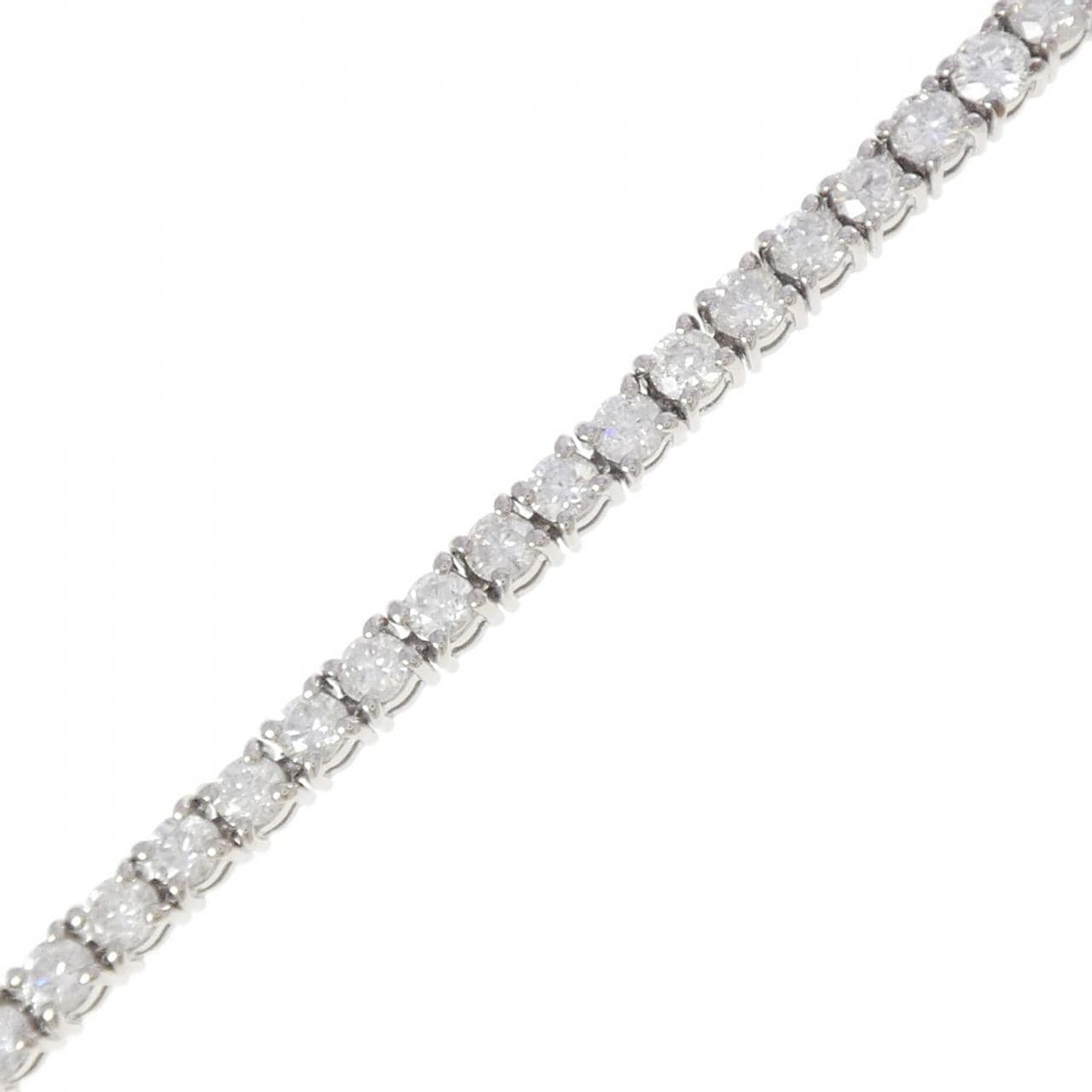 K18WG ダイヤモンド ブレスレット 5.29CT