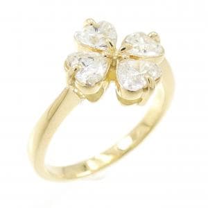 【新品】K18YG ダイヤモンド リング 1.013CT F SI1 ハートシェイプ