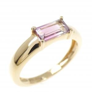 【新品】K18YG トルマリン リング 0.46CT