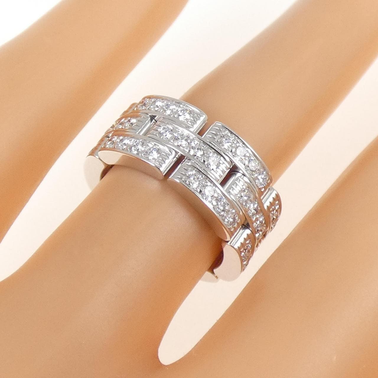 カルティエ マイヨンパンテール フルダイヤ リング