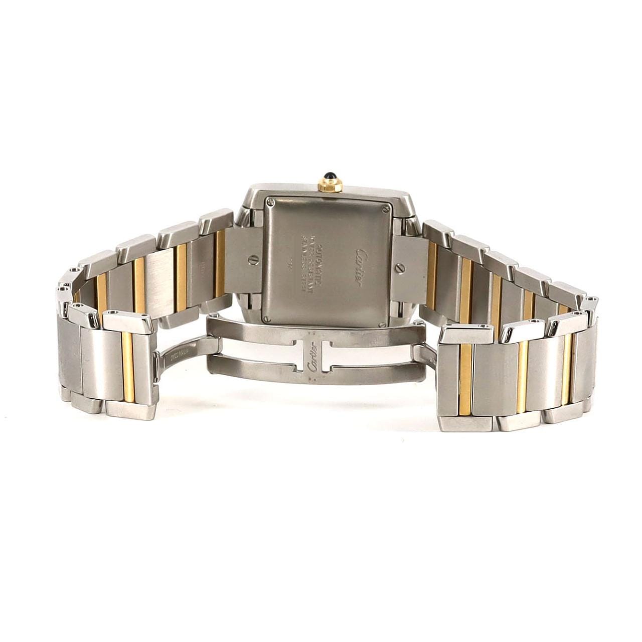 Cartier Tank Française LM Combi W51005Q4 SSxYG自動上弦