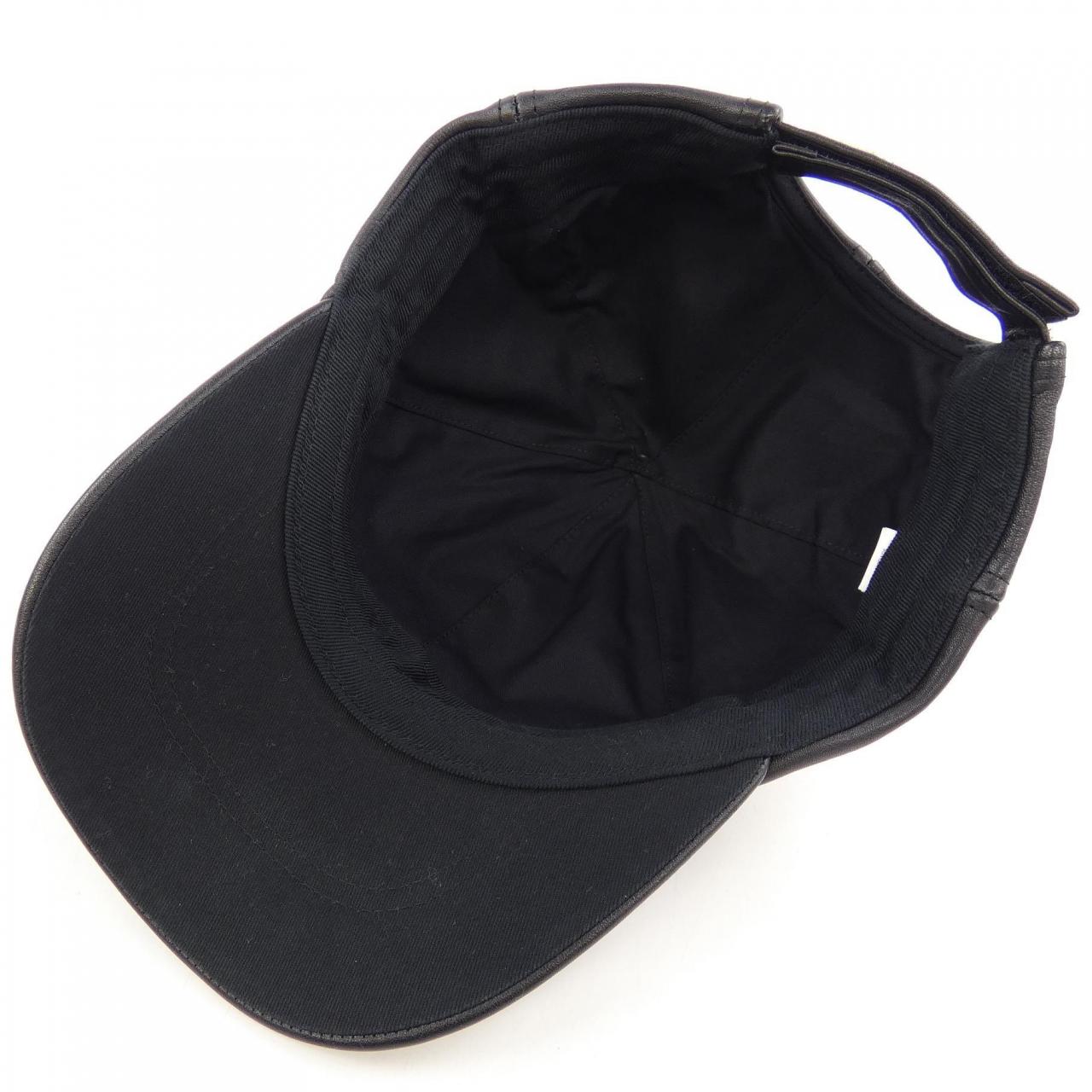 シュプリーム SUPREME NEW YORK LEATHER 6-PANEL キャップ