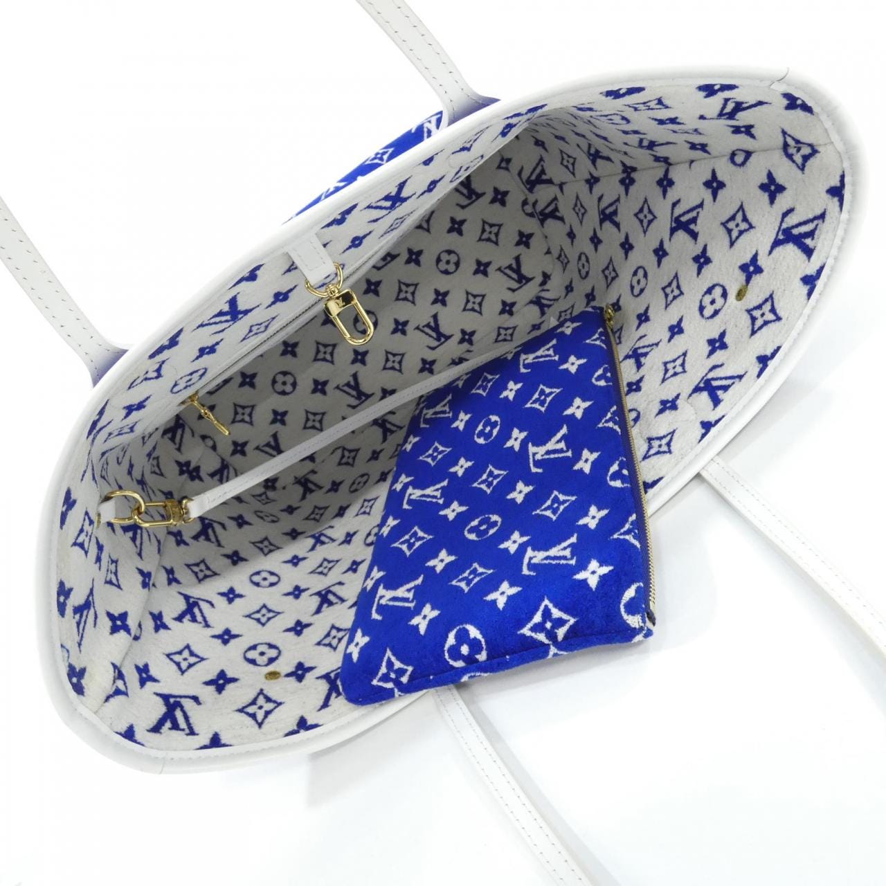 ルイヴィトン モノグラム ジャカード ベルベット(LVマッチ) ネヴァーフル MM M46220 バッグ