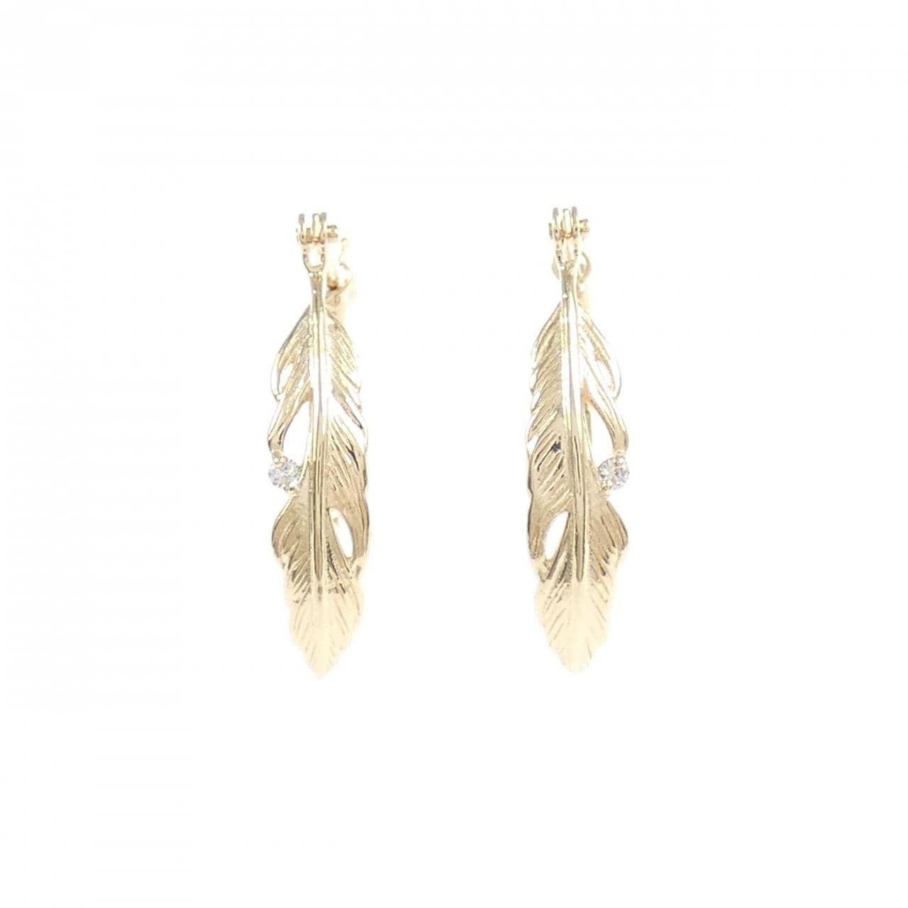 アガット ダイヤモンド ピアス