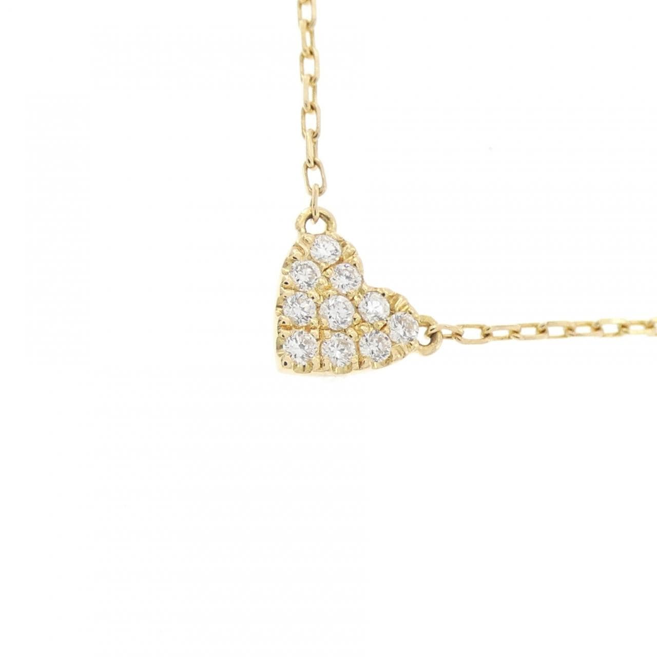 アーカー ハートパヴェ ネックレス 0.05CT