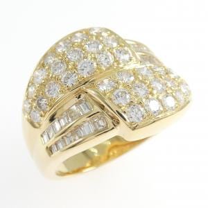 18KYG ダイヤモンド リング 1.62CT