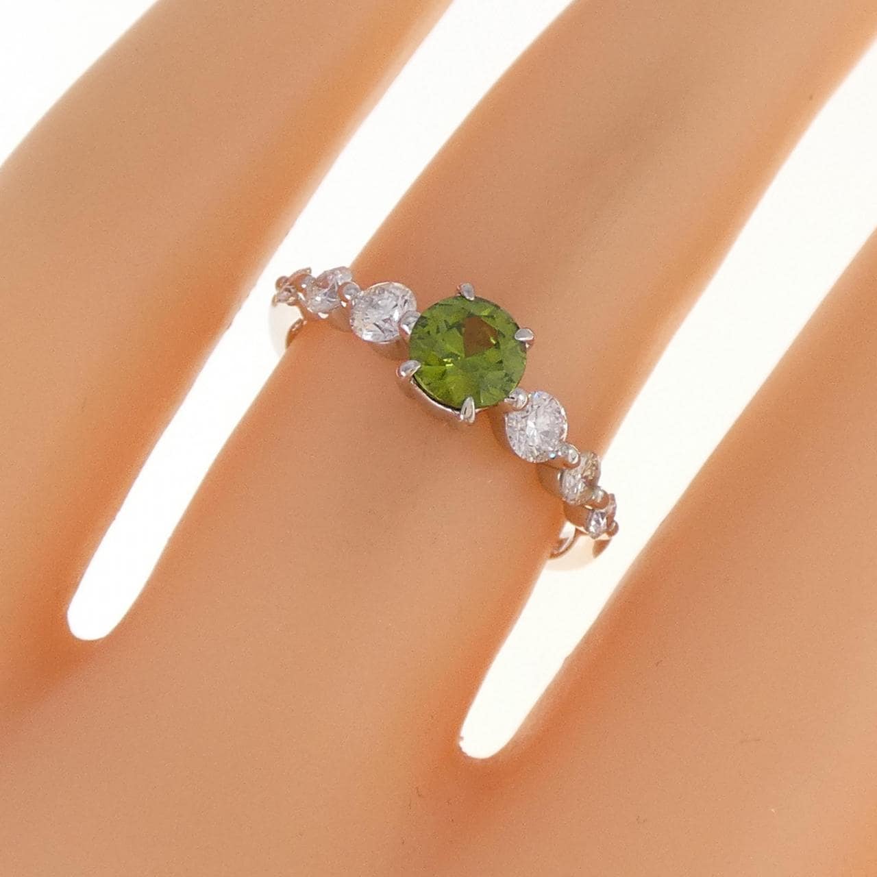 PT デマントイドガーネット リング 0.51CT