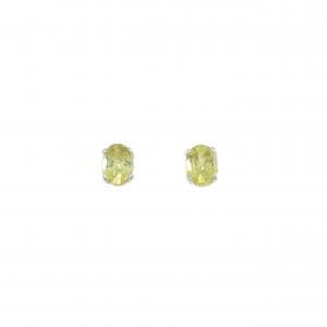 【新品】PT900 スフェーン ピアス 0.39CT