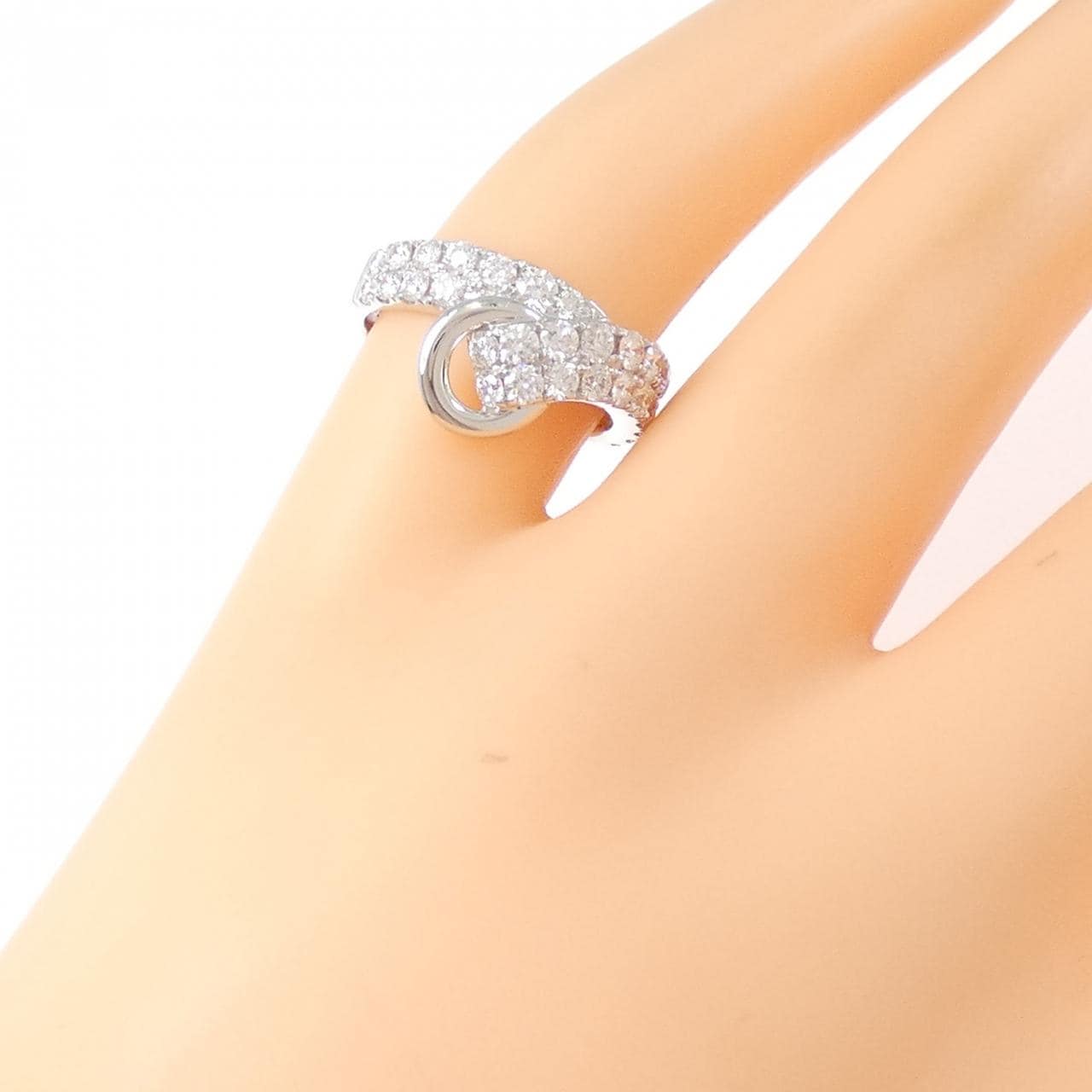 ジュネ ダイヤモンド ピンキーリング 0.82CT