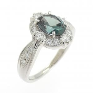 クレサンベール 合成アレキサンドライト リング 1.41CT