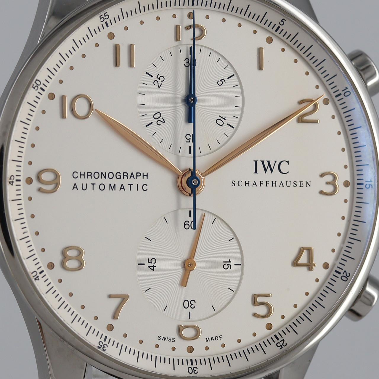 【ノーメンテナンス特価】IWC ポルトギーゼクロノグラフ IW371445 SS 自動巻