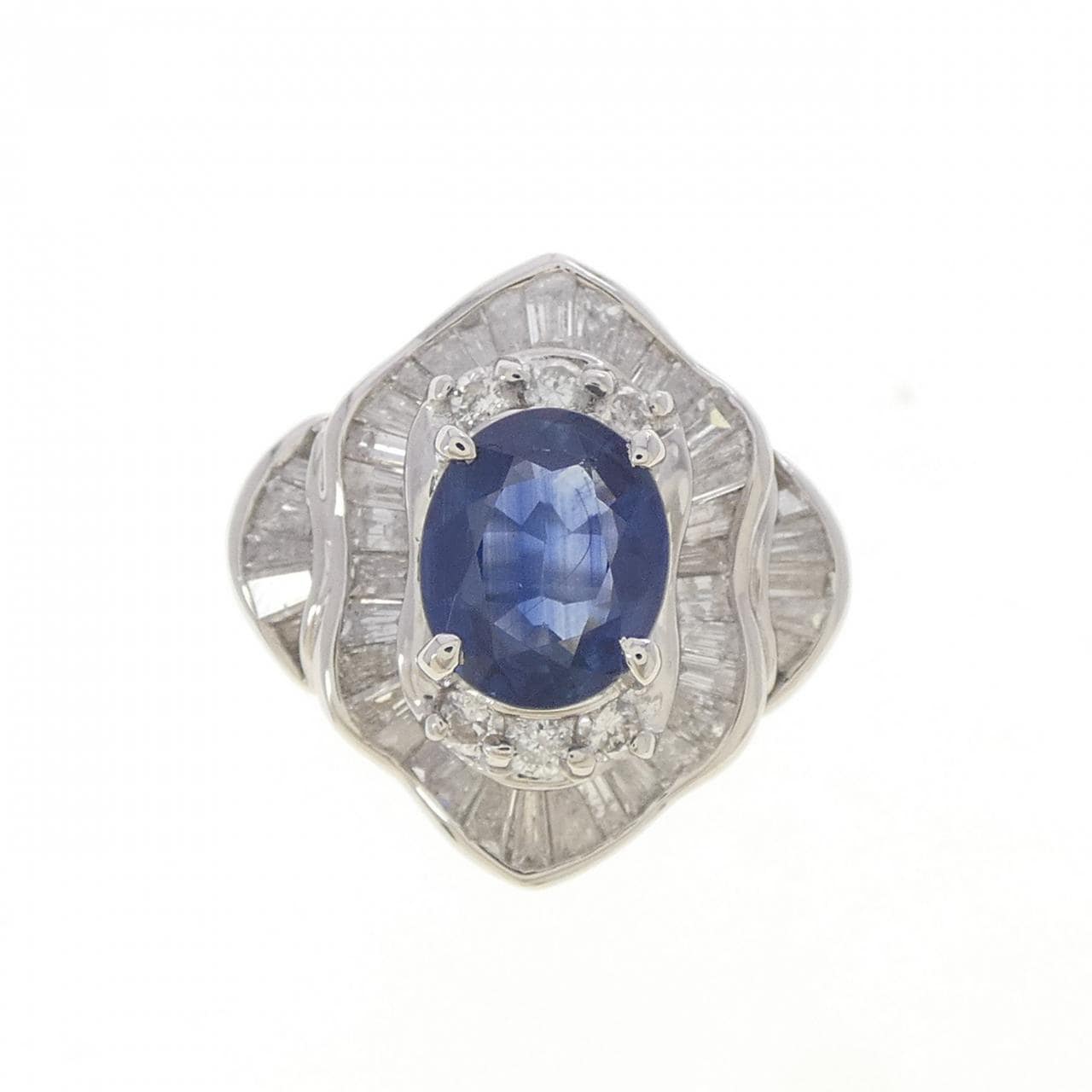 PT900 サファイヤ リング 1.60CT