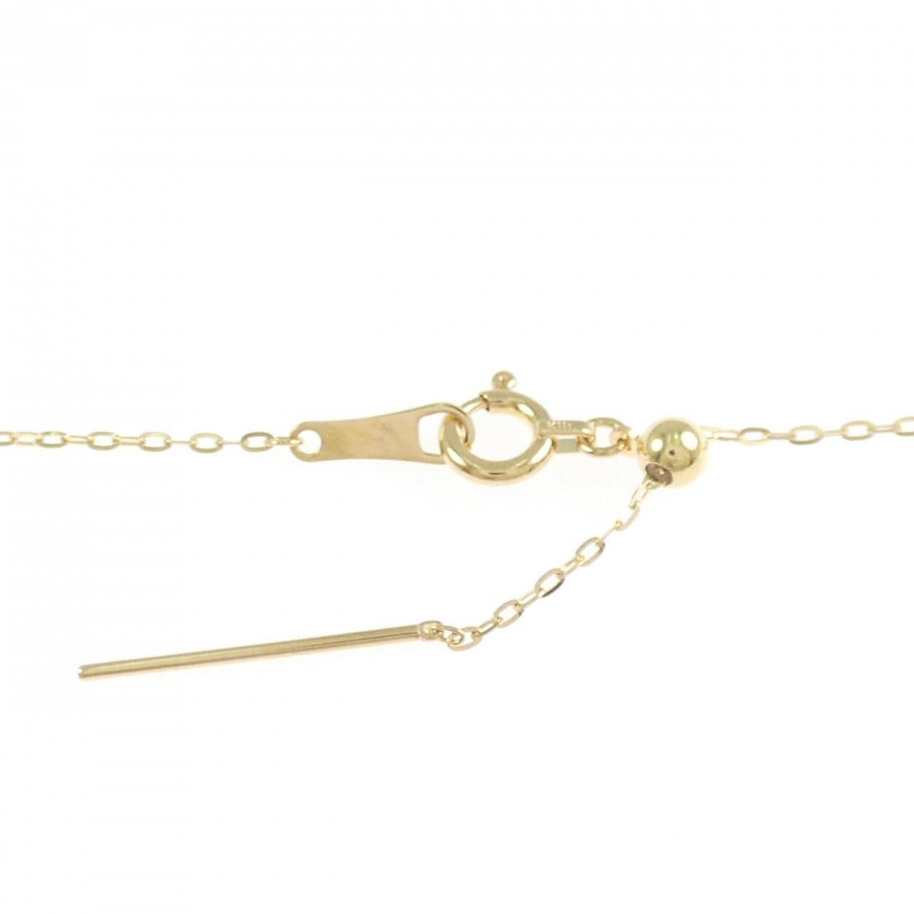 K18YG ターコイズ ネックレス 4.00CT