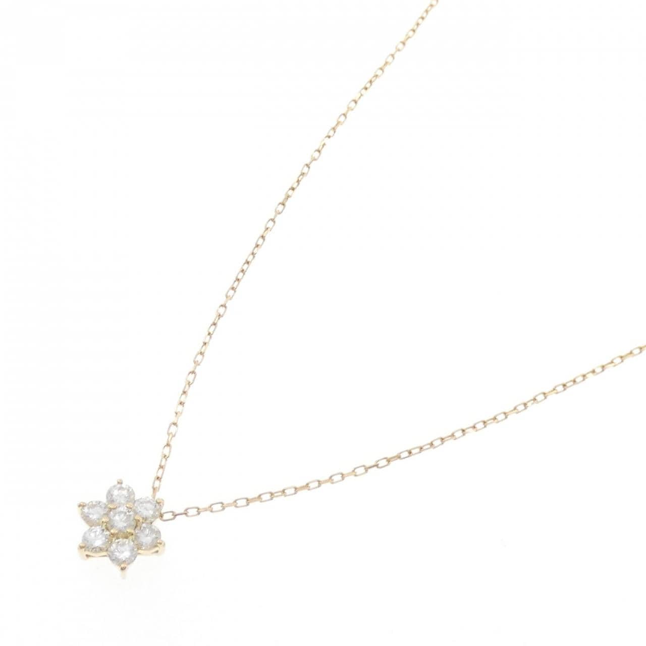 K18YG ダイヤモンド ネックレス 0.30CT