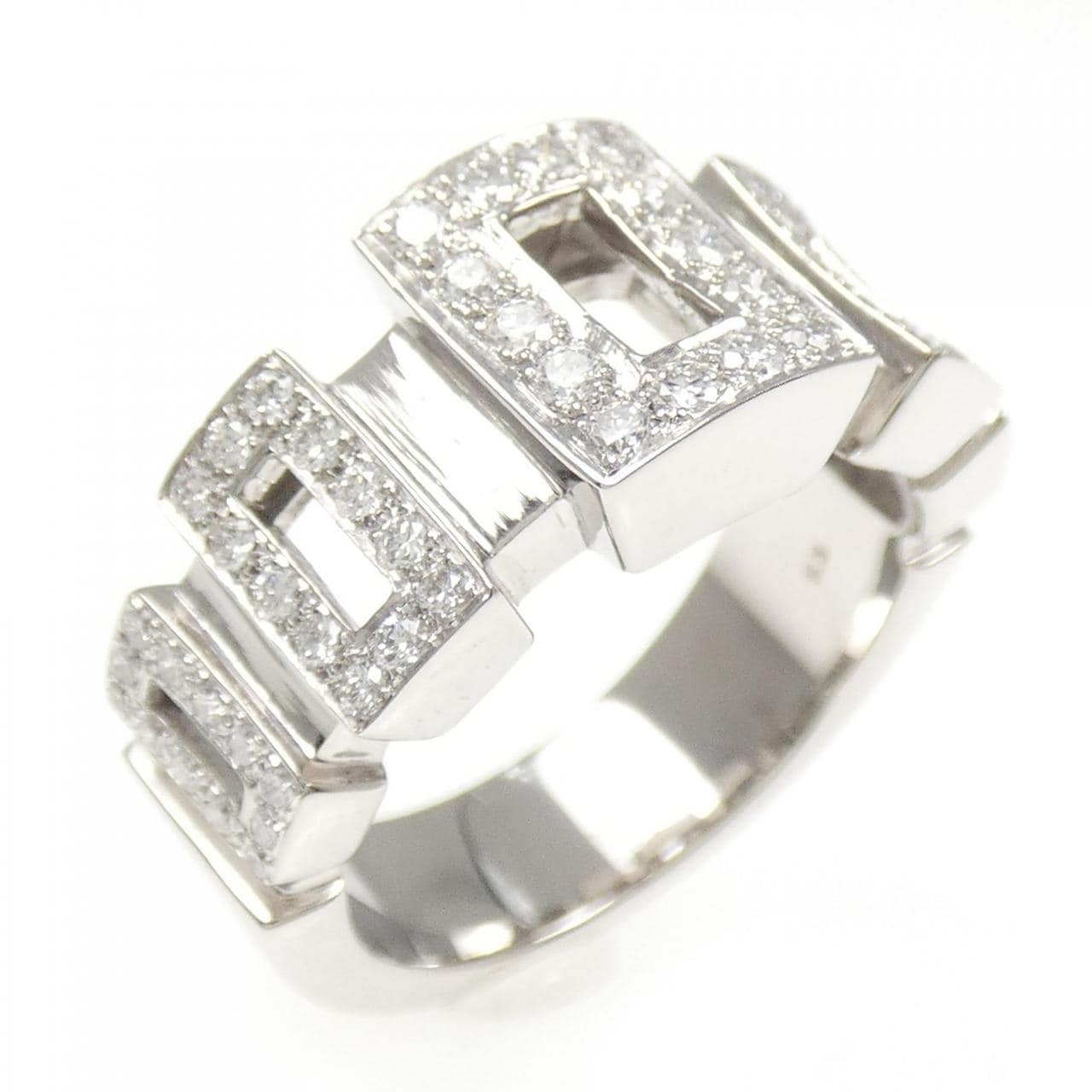 K18WG Diamond ring
