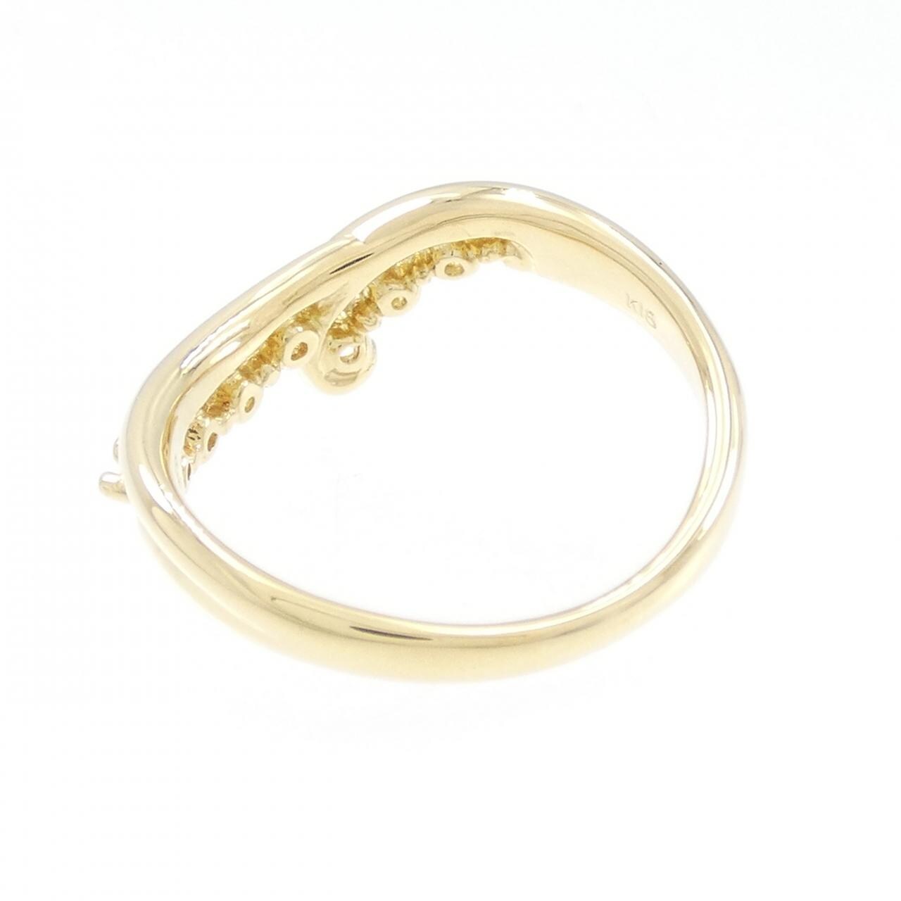 K18YG ダイヤモンド リング 0.30CT