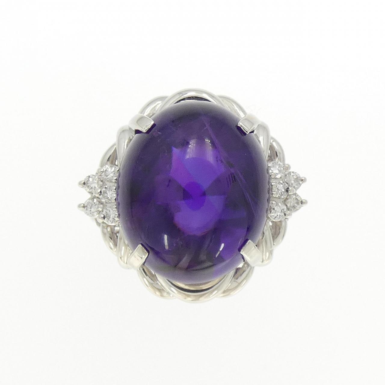 PT900紫水晶戒指9.22CT