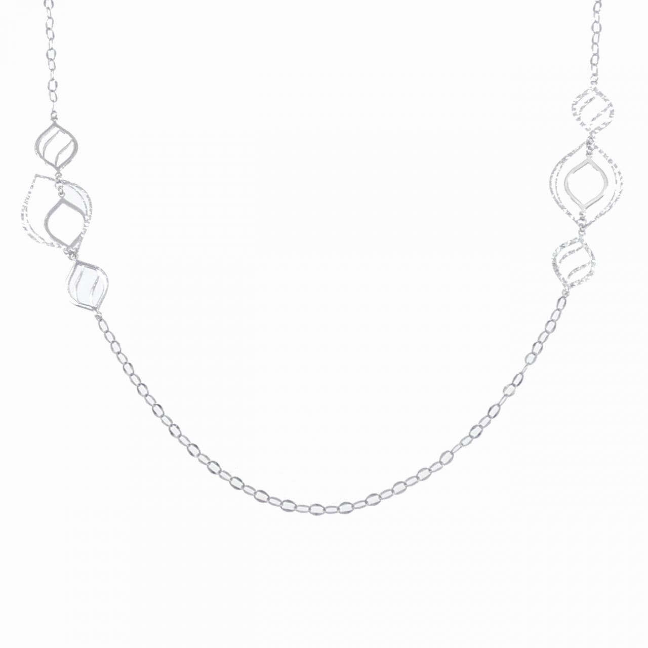 K18WG ネックレス